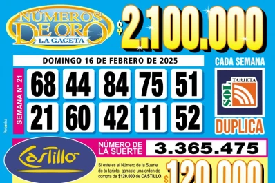 Los Números de Oro de LA GACETA