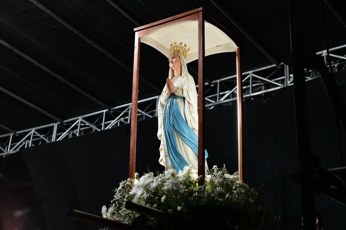 Imagen de la Virgen de Lourdes. COMUNICACIÓN PÚBLICA