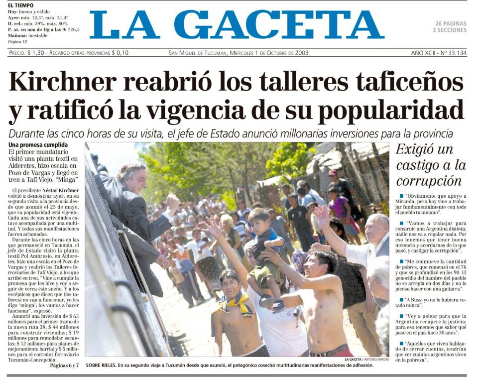 La puesta en marcha de la red férrea es otra idea que está latente y paralizada. Se impulsó en los 80, se desguazó en los 90, volvió después de 2013 y sigue presente en cada gestión.