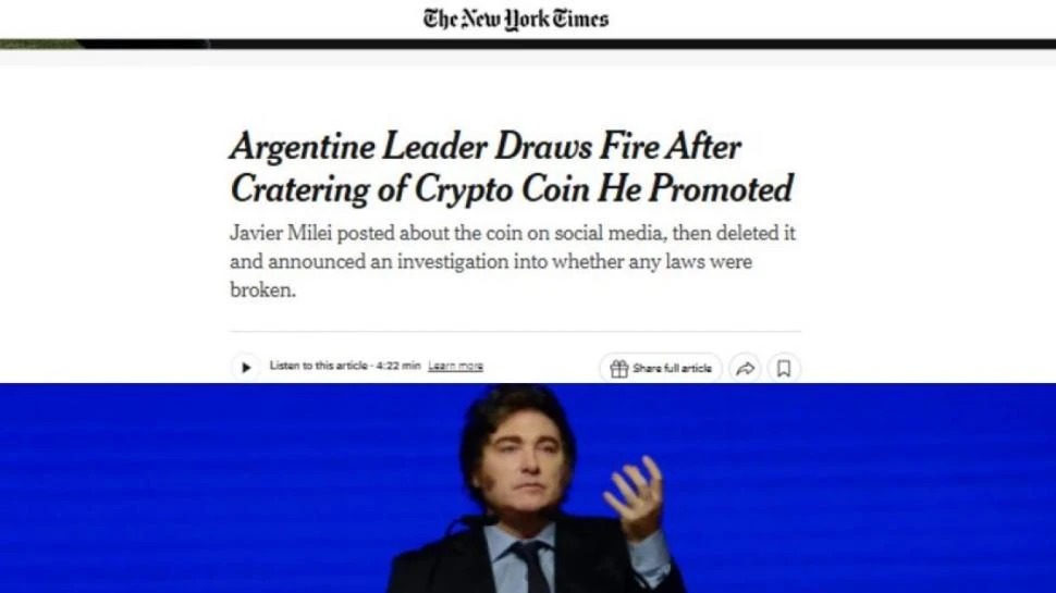 El caso fue analizado por The New York Times.