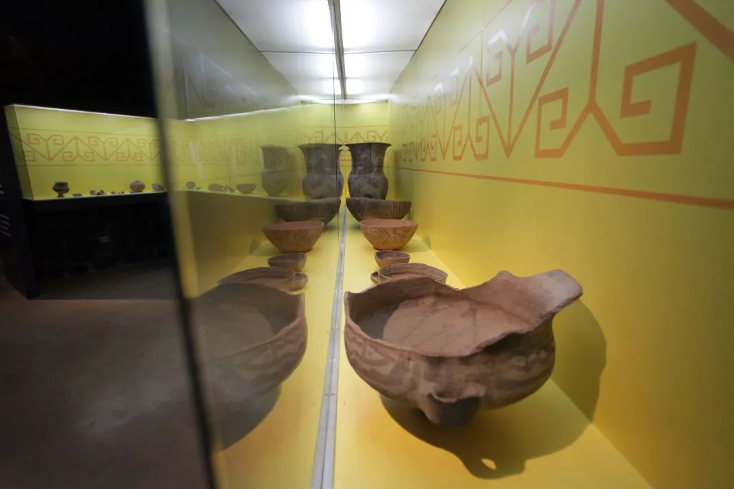 MUSEO ARQUEOLÓGICO. Piezas de la colección exhibida en El Cadillal. / ENTE TUCUMÁN TURISMO