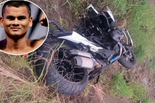 El Chino Maidana sufrió un grave accidente cuando viajaba en moto en Santa Fe