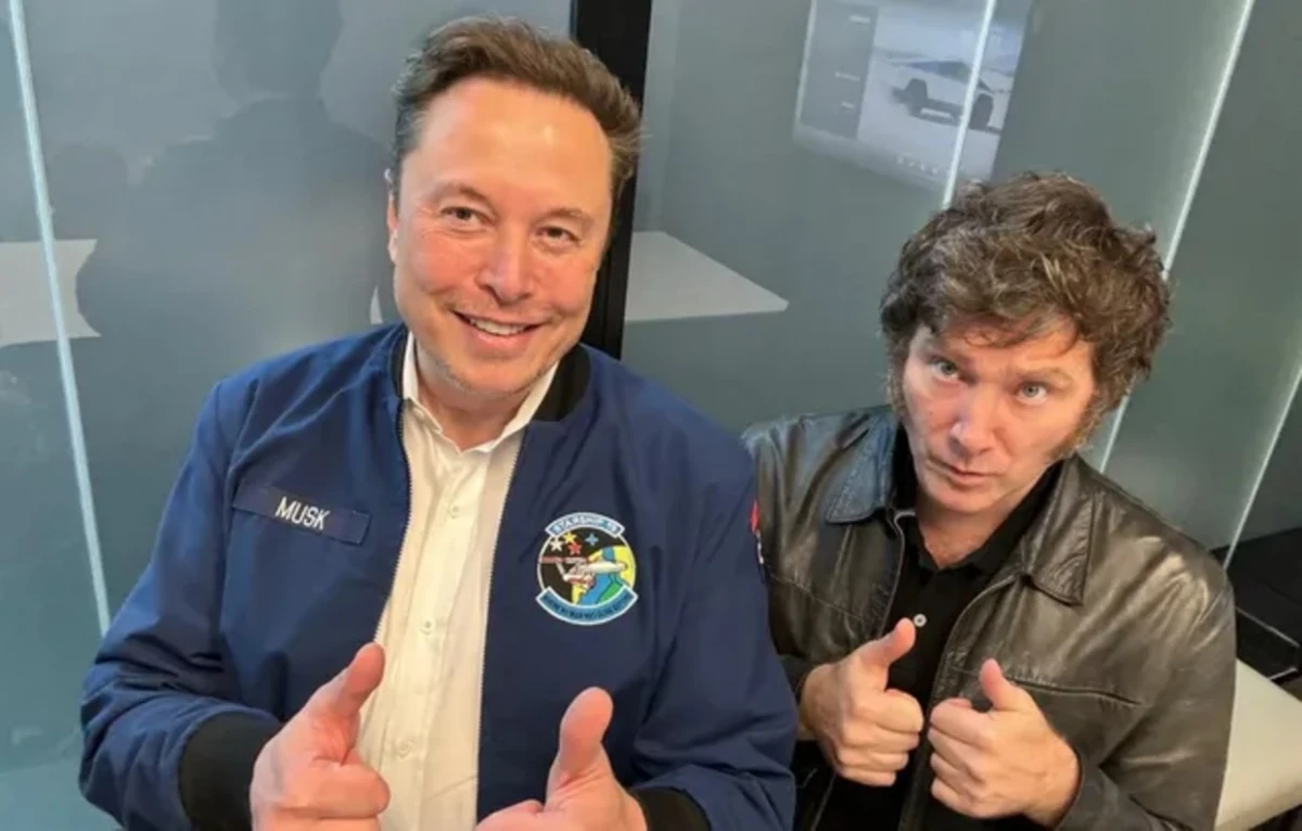 Elon Musk y Javier Milei.