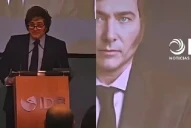 Video: por el sonido de un celular durante su discurso, Milei estalló de furia en el BID