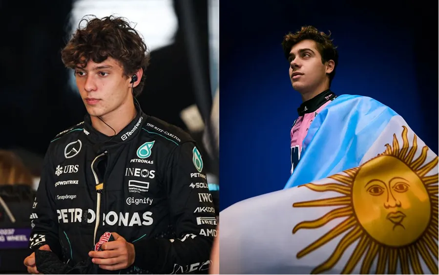 COMPARACIÓN. Franco Colapinto contó las diferencias con el piloto de Mercedes a la hora de realizar las pruebas