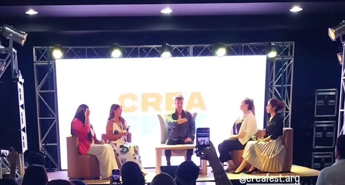 ELLAS LO HICIERON. La mesa panel con emprendedoras de Creafest. / CAPTURA DE INSTAGRAM