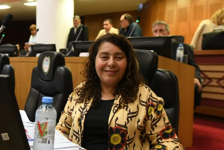 Legisladora Raquel Nievas. FOTO X