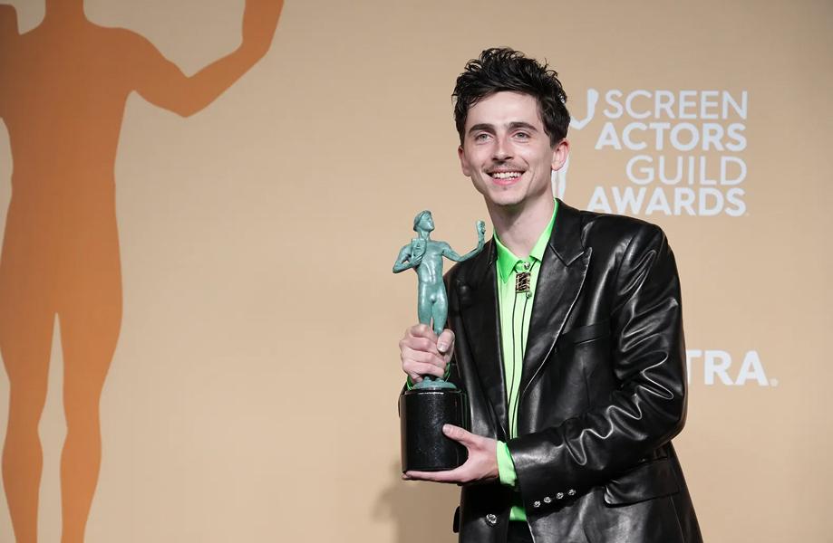 Thimotée Chalamet, mejor actor según los SAG Awards.