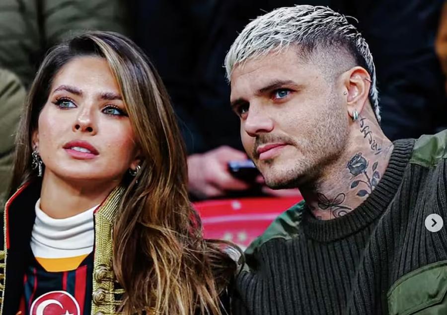 Mauro Icardi se mostró en público en un partido junto a la China Suárez.