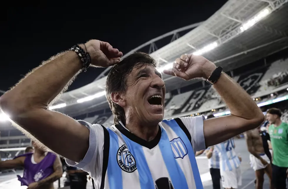 La emotiva dedicatoria de Gustavo Costas tras la consagración de Racing en la Recopa Sudamericana