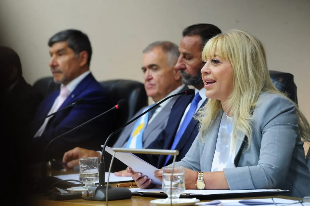 CONCEJO DELIBERANTE. Rossana Chala durante la apertura de sesiones.