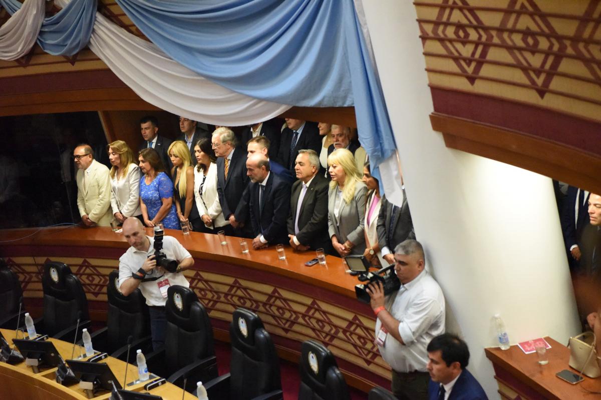 APERTURA DE SESIONES. Rossana Chahla, intendenta de San Miguel de Tucumán, en la Legislatura.