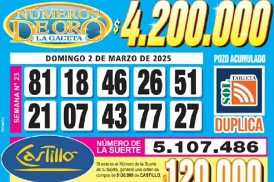 Los Números de Oro de LA GACETA