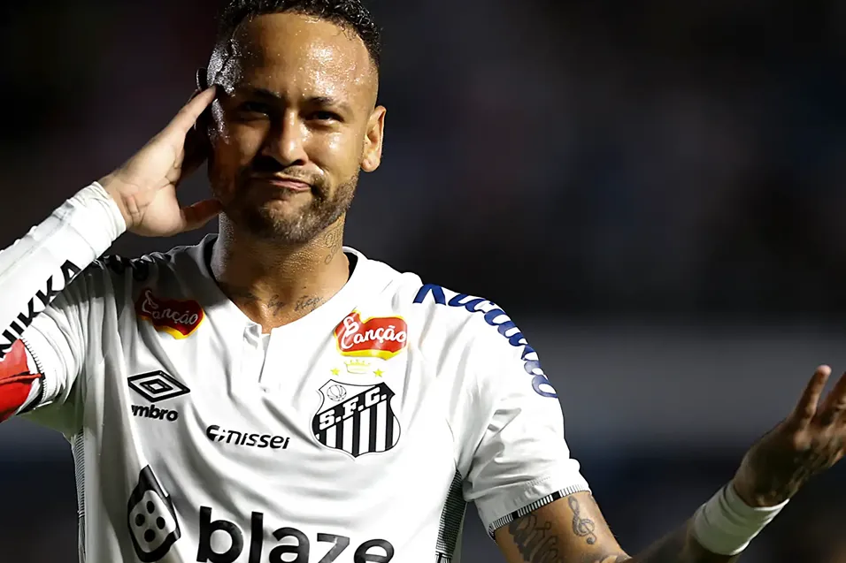 El golazo de tiro libre de Neymar en el triunfo de Santos