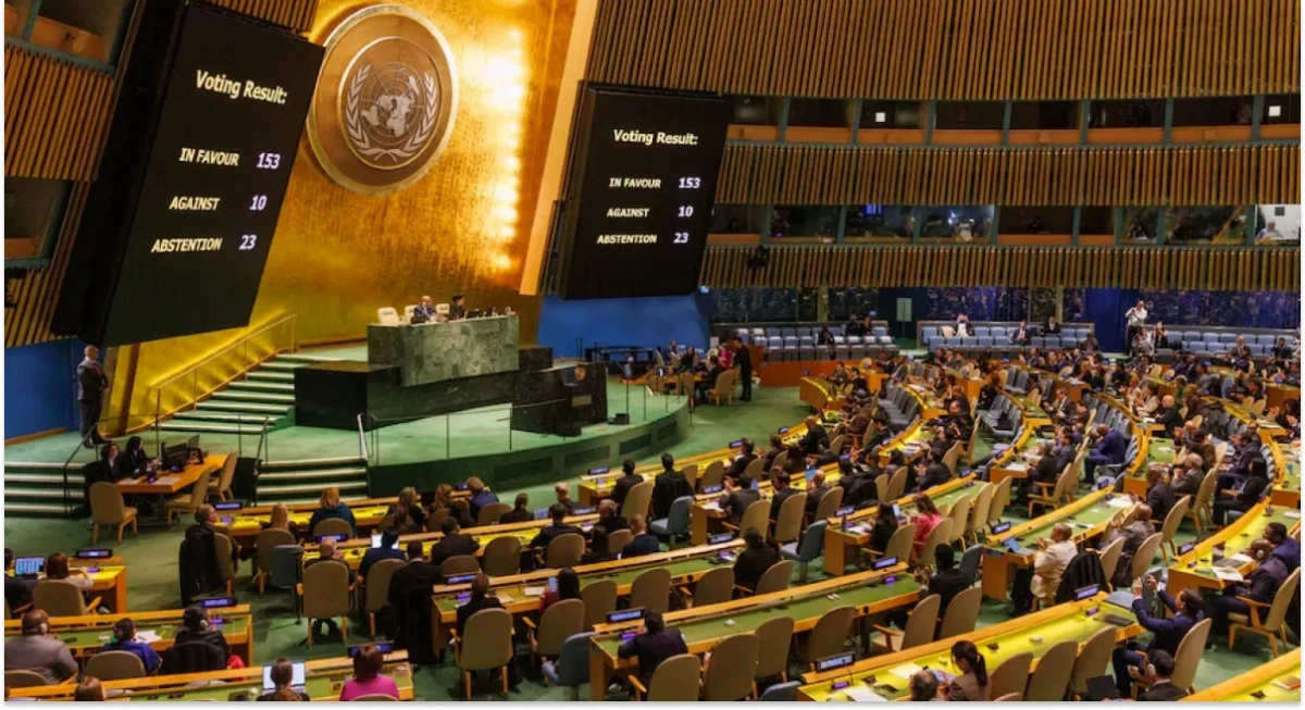 Polémica por el voto de la delegación argentina.