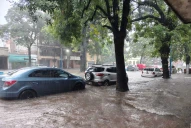 Las calles de Tucumán anegadas por la tormenta: las fotos en las redes sociales