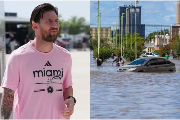 El sentido mensaje de Lionel Messi por las inundaciones en Bahía Blanca: Mis condolencias a las familias