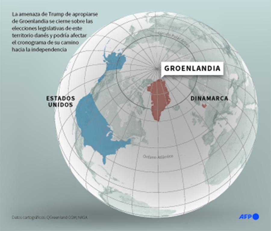 Trump es “imprevisible”, afirmó el primer ministro de Groenlandia