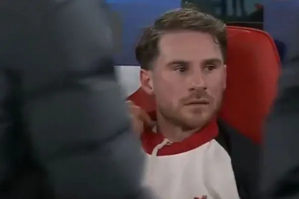 Mac Allister ya estaba enojado antes de la eliminación de Liverpool