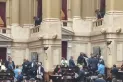 Escándalo en Diputados: la sesión por Bahía Blanca terminó con gritos, empujones e insultos