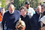 Milei llegó a Bahía Blanca para monitorear la asistencia a las víctimas de las inundaciones