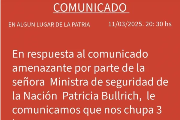 Respaldo a los jubilados: la hinchada de Chacarita le respondió a Patricia Bullrich