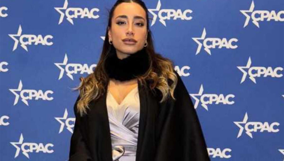 EN LA ORGANIZACIÓN. Laura Arrieta habría sido una de las encargadas del montaje del encuentro de la CPAC en Buenos Aires.