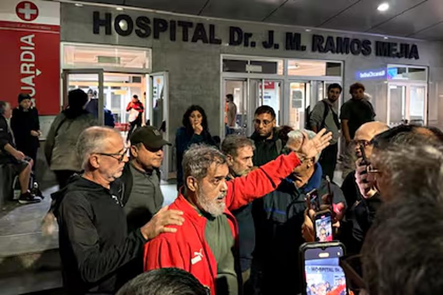 Fabián Grillo, el papá de Pablo, fotógrafo gravemente herido en la manifestación.