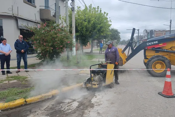 La SAT inició la renovación de redes cloacales en Juan Bautista Alberdi