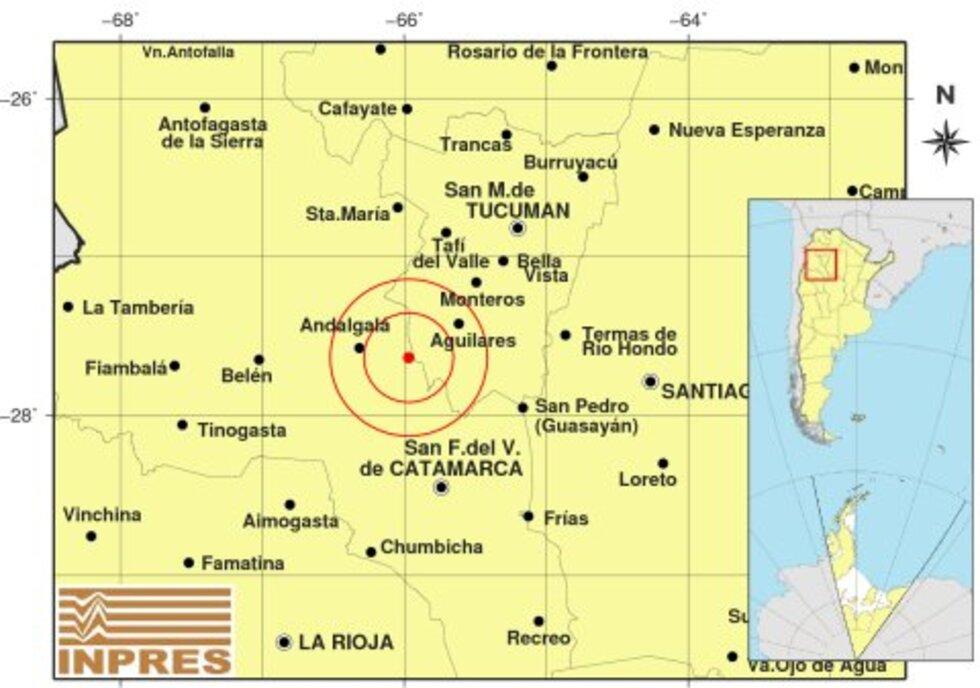 Un temblor sorprendió a los tucumanos en la noche del sábado