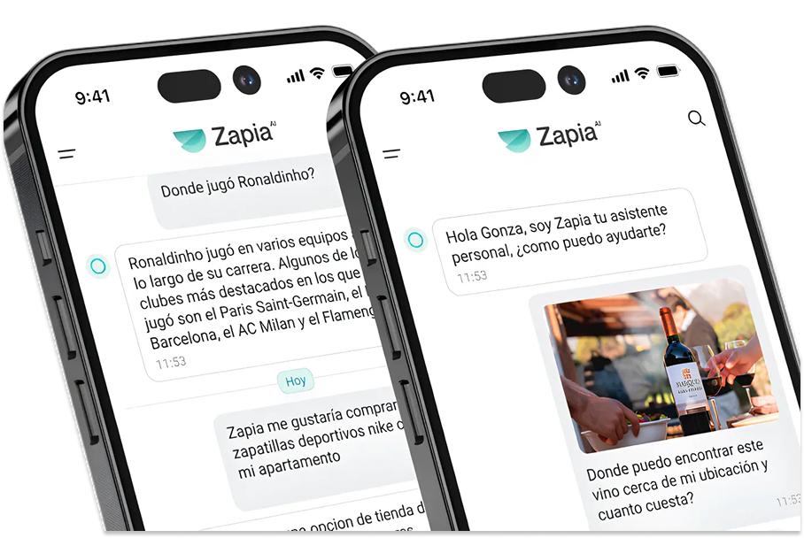 Zapia es el asistente virtual de WhatsApp con IA que incorpora cada vez más funcionalidades.