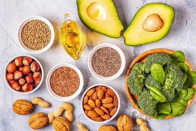 Menú saludable sin harinas, lleno de frutas y verduras para siete días