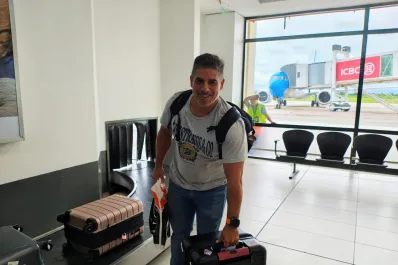 Los nadadores tucumanos regresaron a la provincia y esperan la fecha para realizar el cruce del Río de La Plata