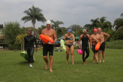 Nadando Argentina aseguró que el cruce del Río de La Plata de los tucumanos se realizará el próximo fin de semana