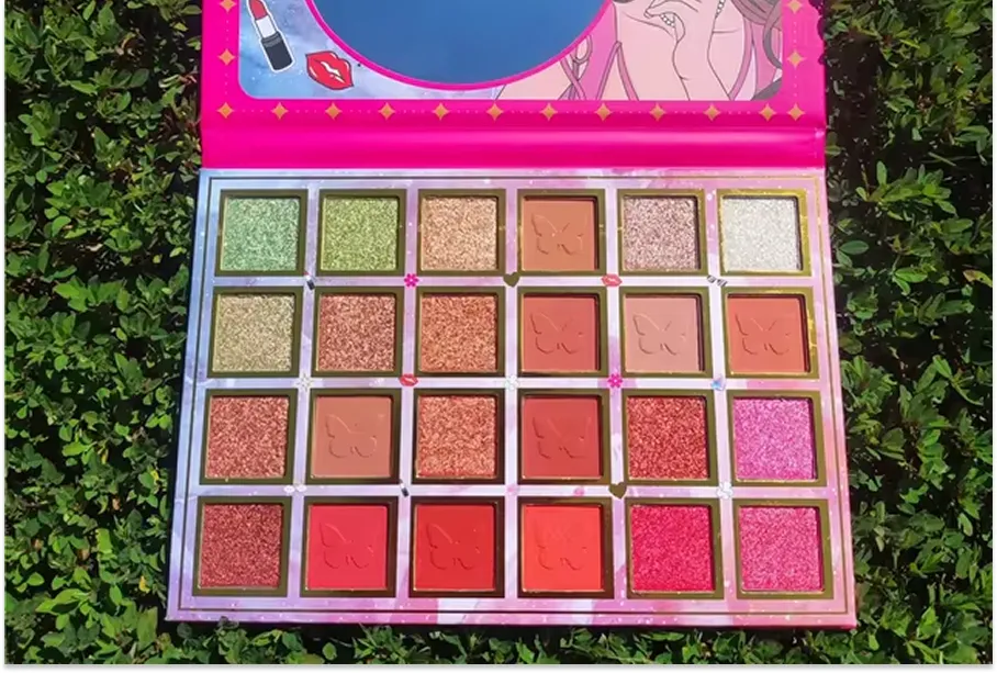 Una de las paletas de sombras prohibidas por Anmat.