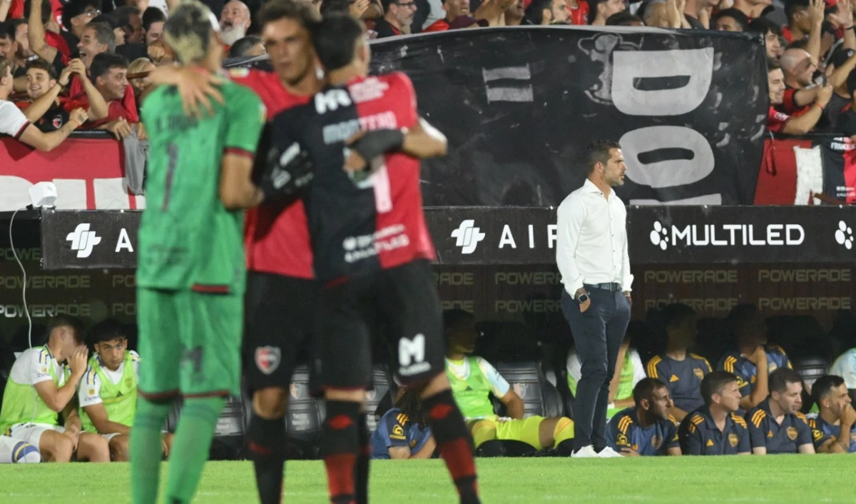 Newells venció a Boca y el ciclo de Gago sufrió un nuevo golpe