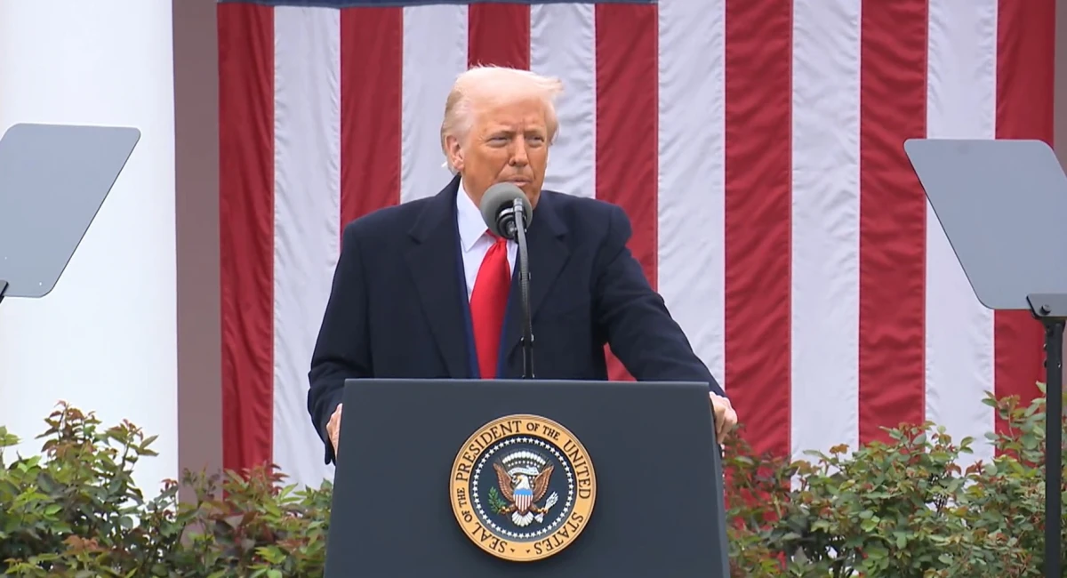 DESDE LA CASA BLANCA. Donald Trump anunció una batería de nuevos aranceles..