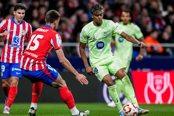 Así fue la espectacular asistencia de Lamine Yamal en el triunfo de Barcelona sobre Atlético de Madrid por la Copa del Rey