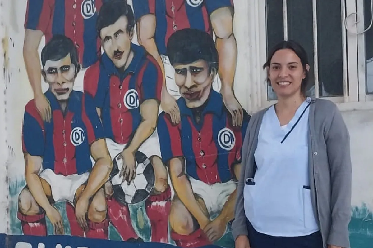 NUEVA FUNCIÓN. Candela Agustina Linares desde hace menos de tres meses preside Deportivo Trancas.