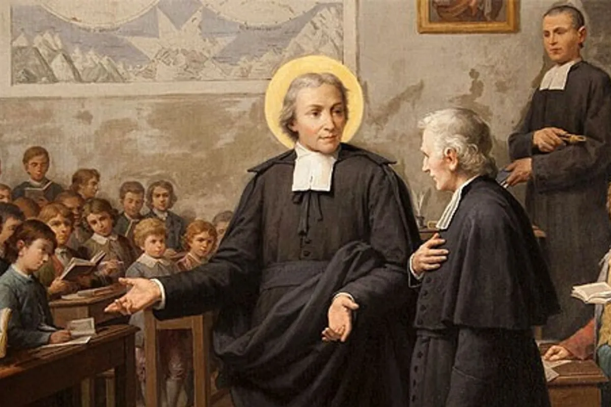 El 7 de abril, la Iglesia celebra a San Juan Bautista de La Salle, patrono de los educadores