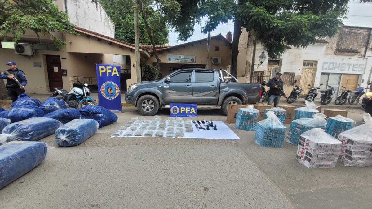 Operativo de la Policía Federal. 