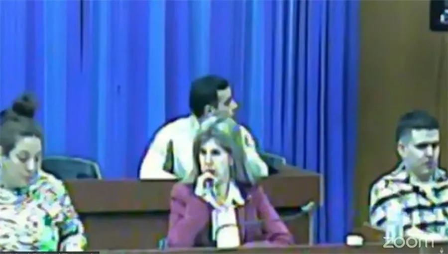 LA AUDIENCIA. Los acusados recibieron cada uno una condena de ocho años de prisión.