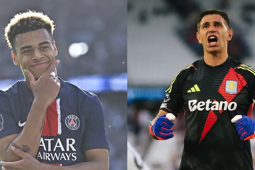 La picante declaración de un delantero de PSG sobre “Dibu” Martínez antes de enfrentarlo por Champions: “Es un arquero más”