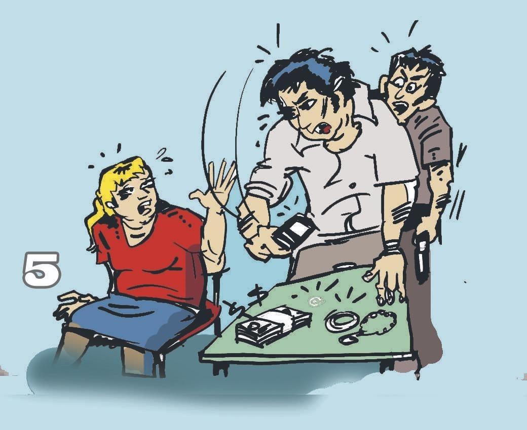 SECUESTRO. Con esta ilustración LA GACETA mostró como había sido el secuestro de Margarita Toro.