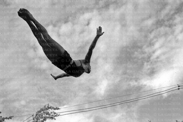 Recuerdos fotográficos: un campeón en el aire