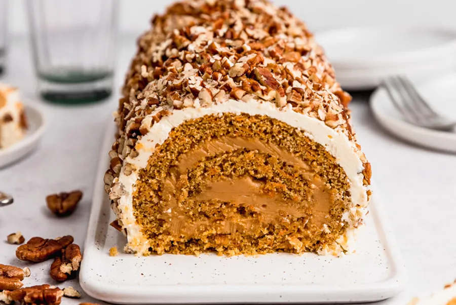 Roll de carrot cake: la versión mejorada del clásico postre de zanahorias