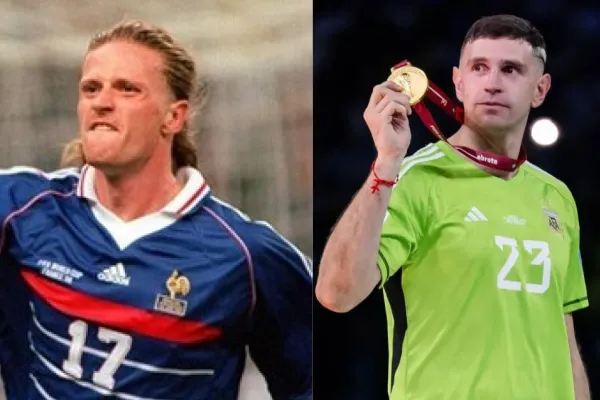 Un histórico jugador de la selección francesa criticó ferozmente al “Dibu” Martínez: “Necesita un psiquiatra”