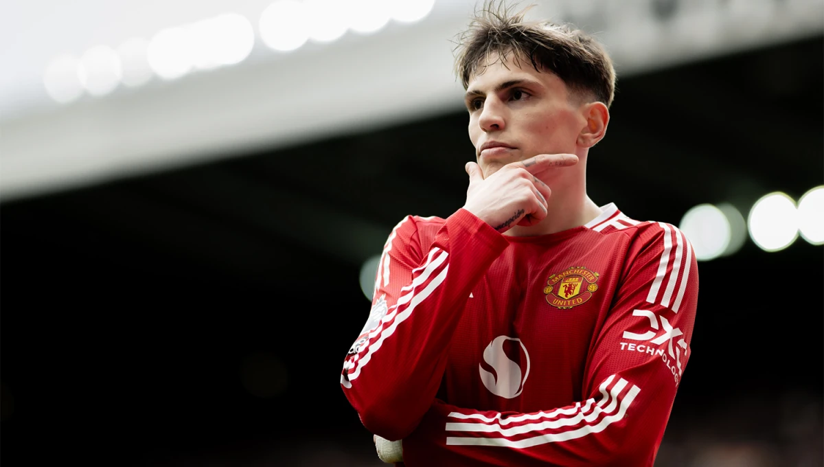 LA CHANCE. Alejandro Garnacho, que lleva seis goles esta temporada, será uno de los integrantes de Manchester United que buscará el pase a semis de la Europa League.