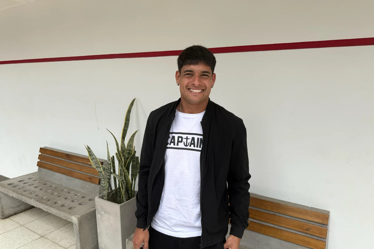 CON ALEGRÍA. Juan Cruz Esquivel asegura que vivió una semana distinta.