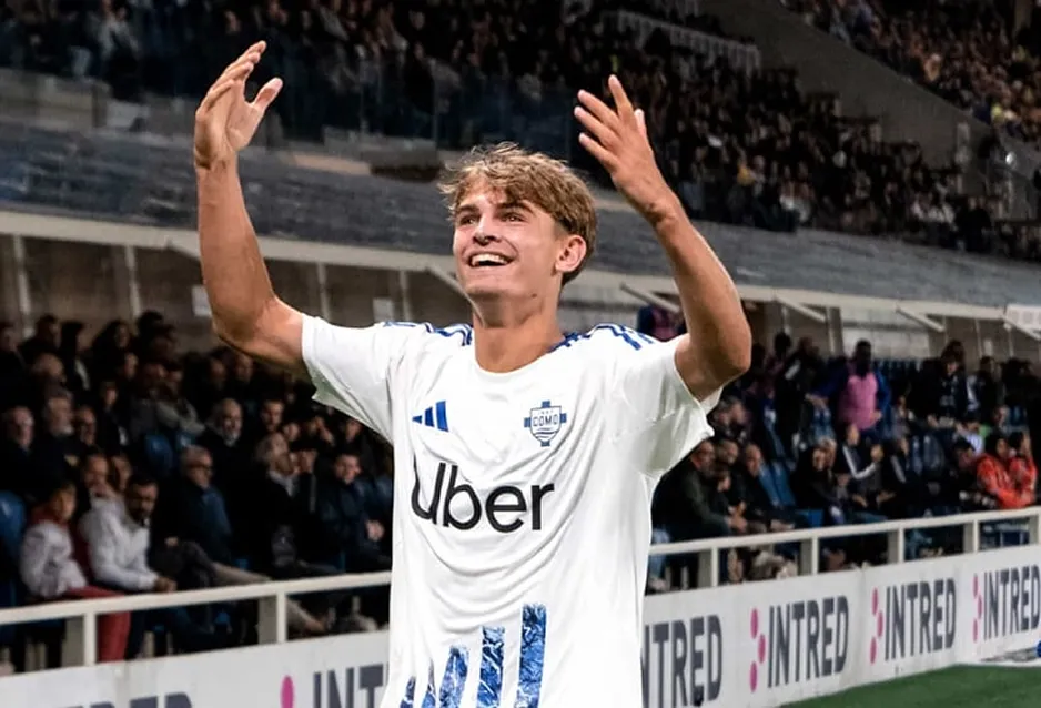 Pura calidad: la gran asistencia de Nico Paz, promesa de la Selección Argentina, en su equipo